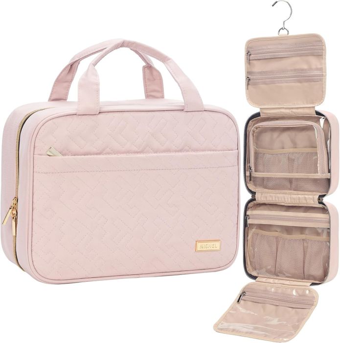 NISHEL Travel Toiletry Bag for Women